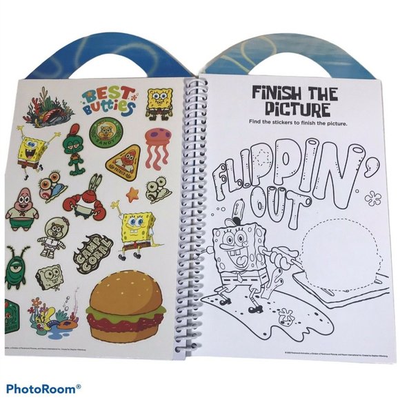 Nickelodeon The Spongebob Movie Sticker Travel Book - Picture 10 of 12